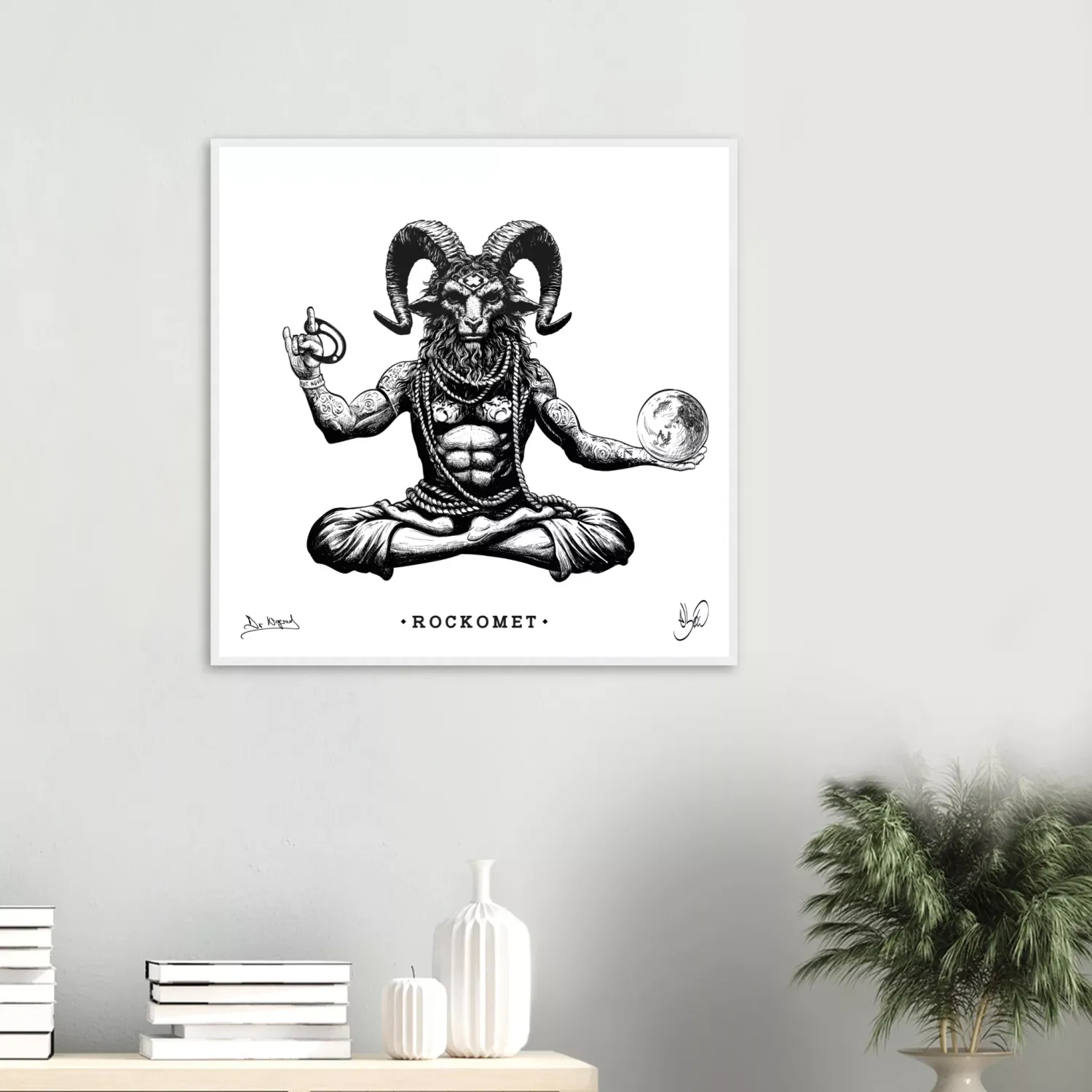 Nograd Rockomet affiche encadrée papier mat