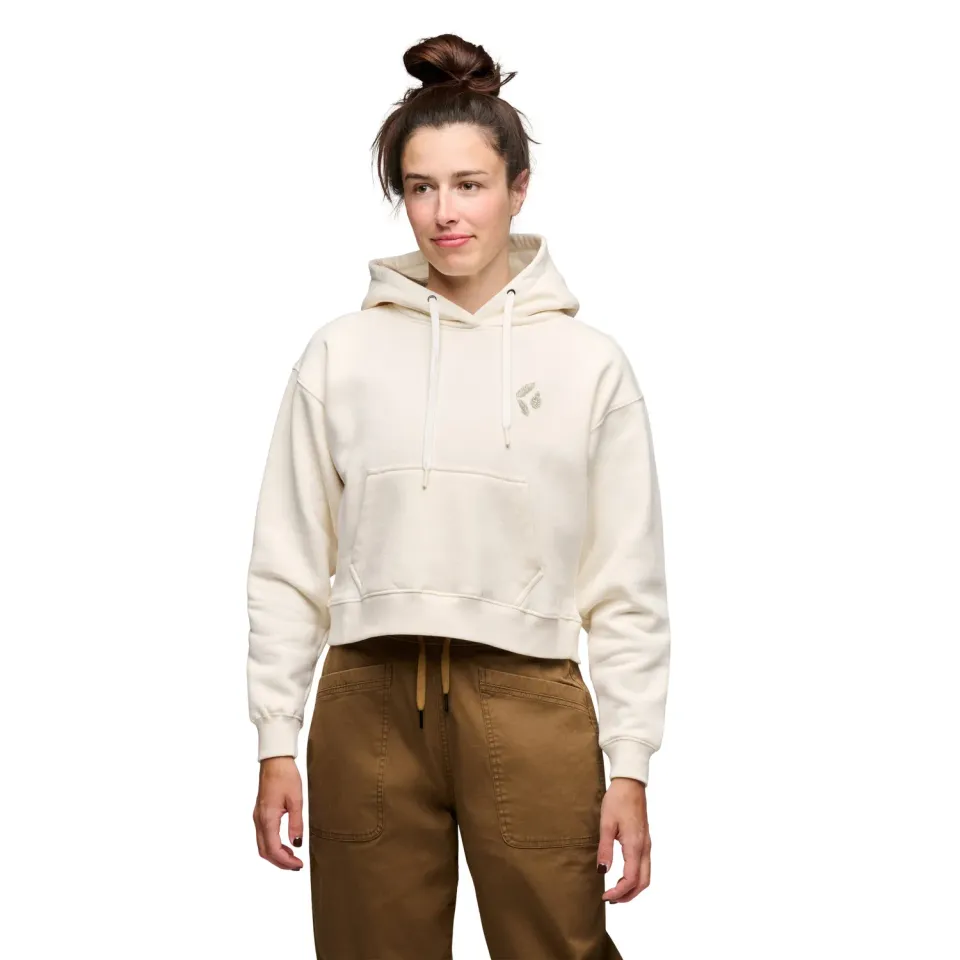 Black Diamond Pine Diamond Crop Hoody sweat femme