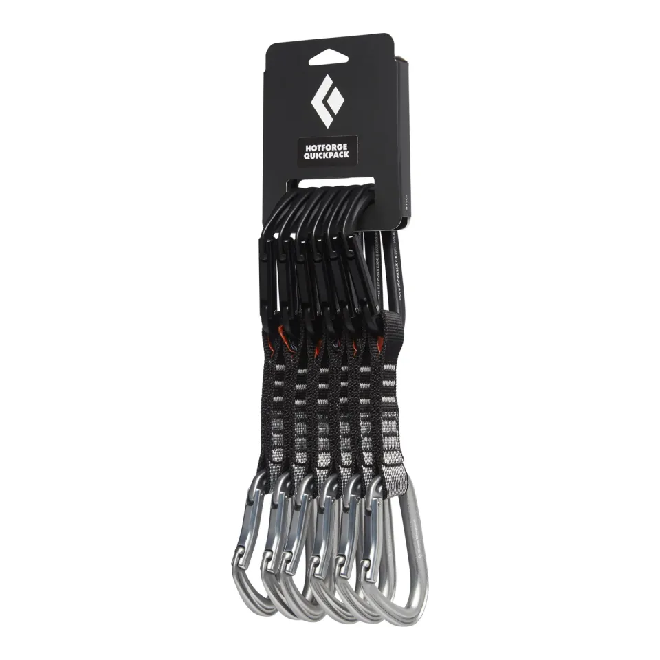 Black Diamond HotForge Quickpack 12 cm dégaine escalade lot 6
