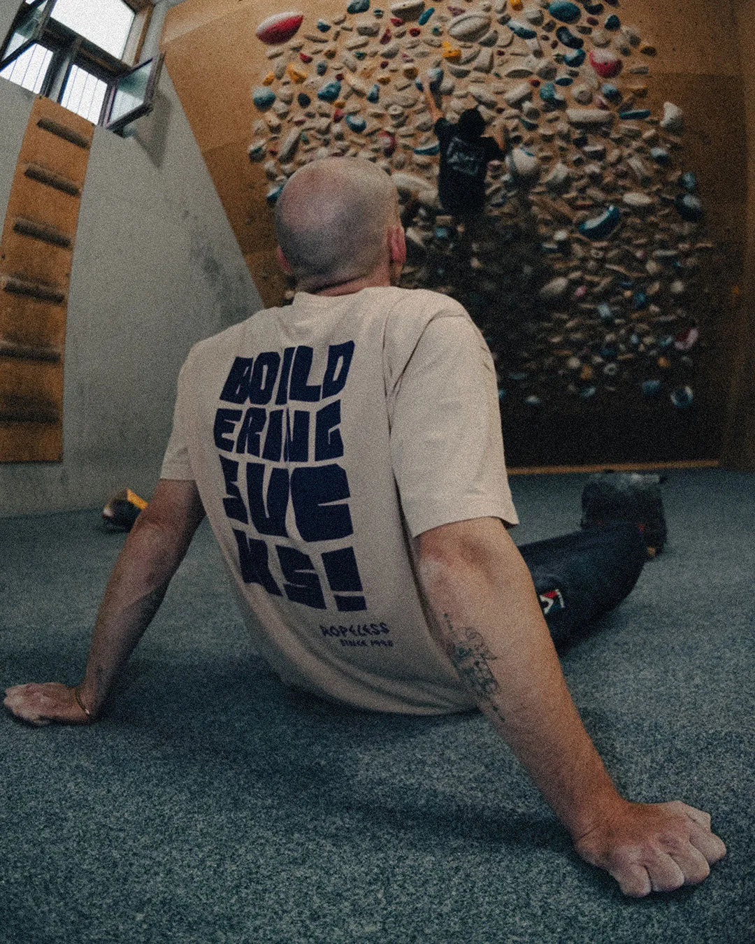 Ropeless Bouldering Sucks Tee t-shirt coton bio