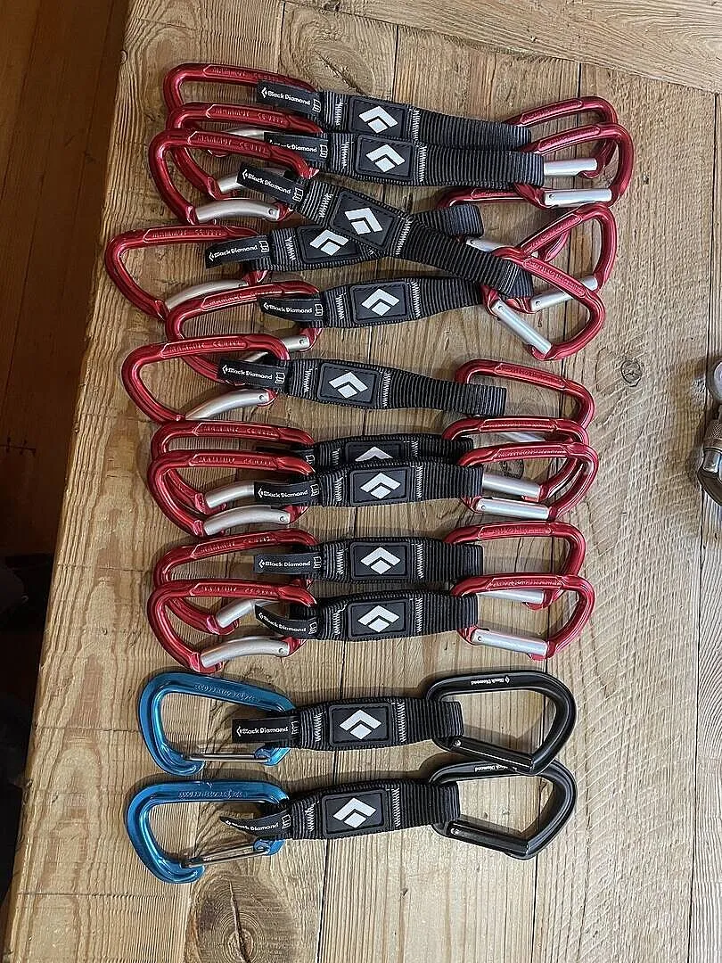 Black Diamond HotForge mousqueton escalade à doigt droit forgé