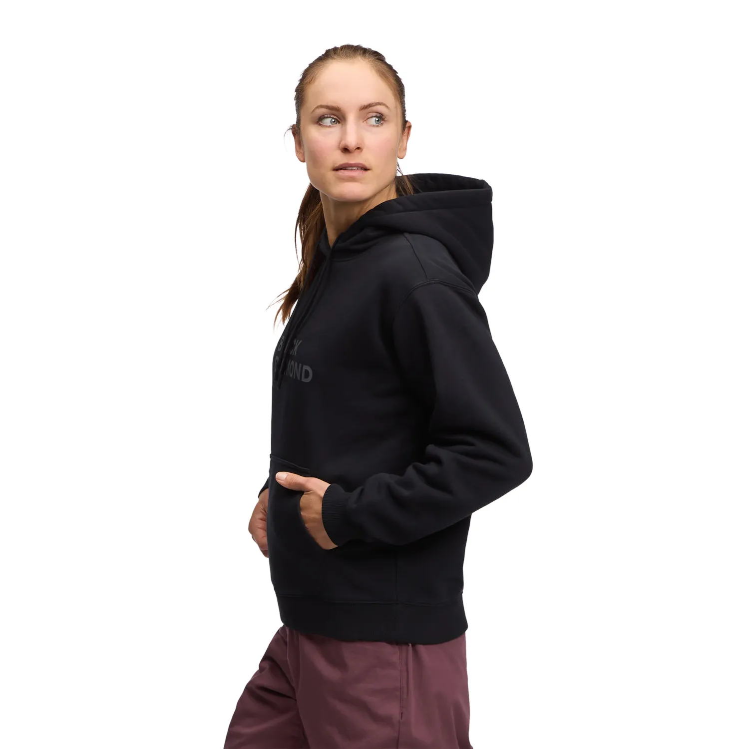 Black Diamond Mini Stacked Pullover Hoody sweat femme