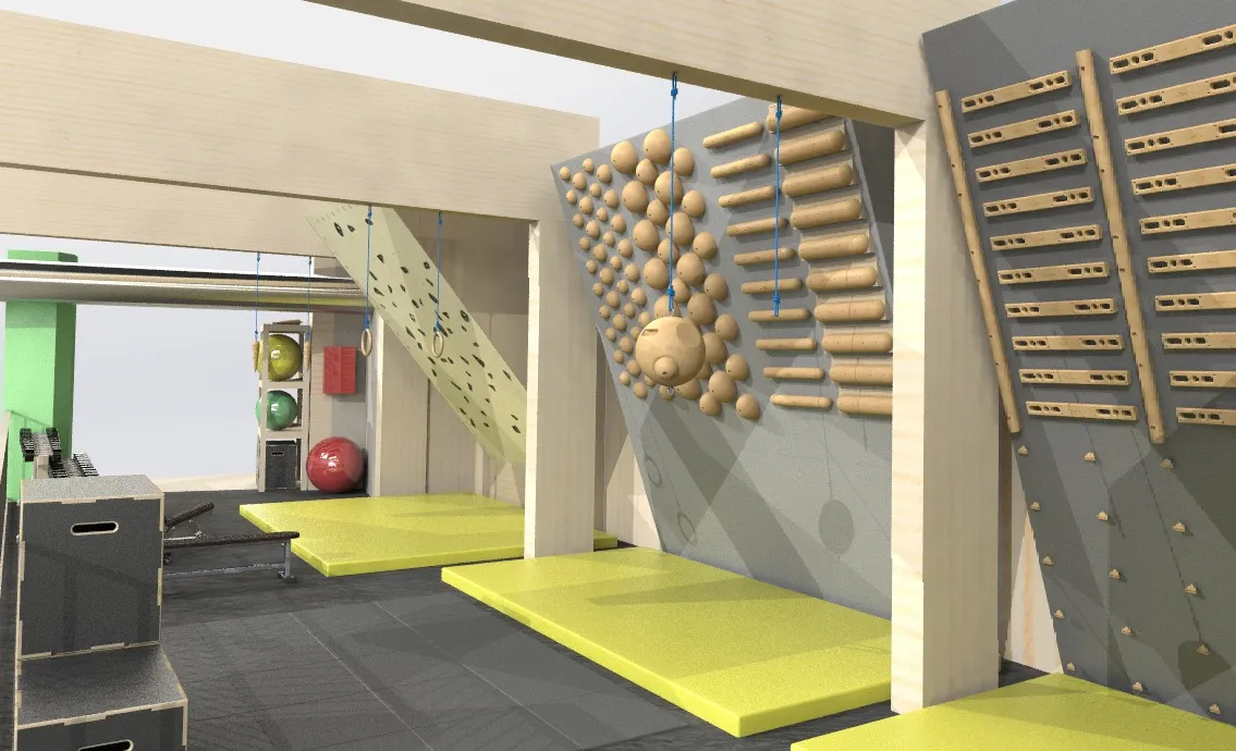 Explore Climbing Design and Build mur d'escalade