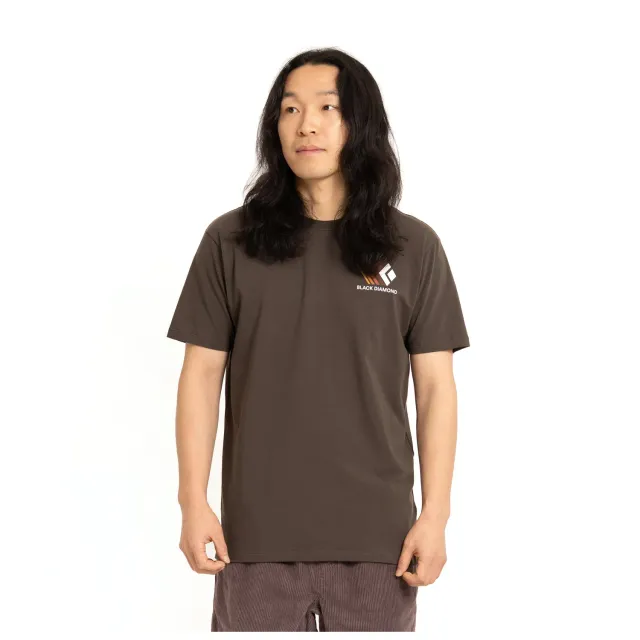 Black Diamond Faded t-shirt homme manches courtes coton bio