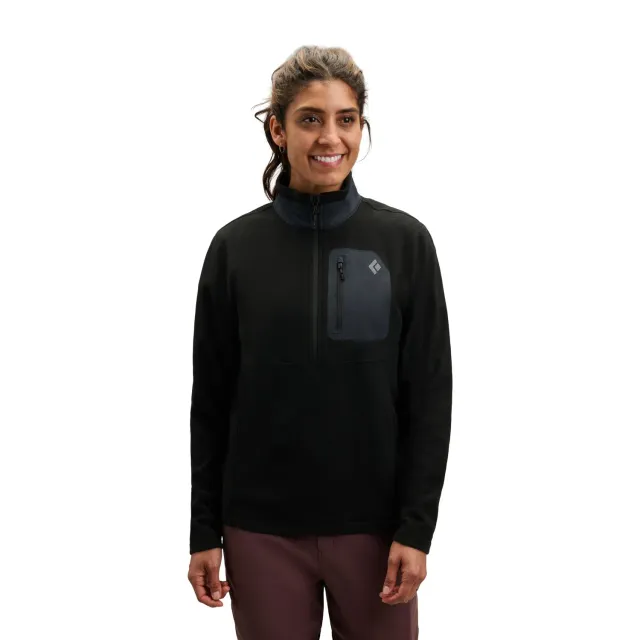 Black Diamond Rift Half-Zip polaire femme recyclée