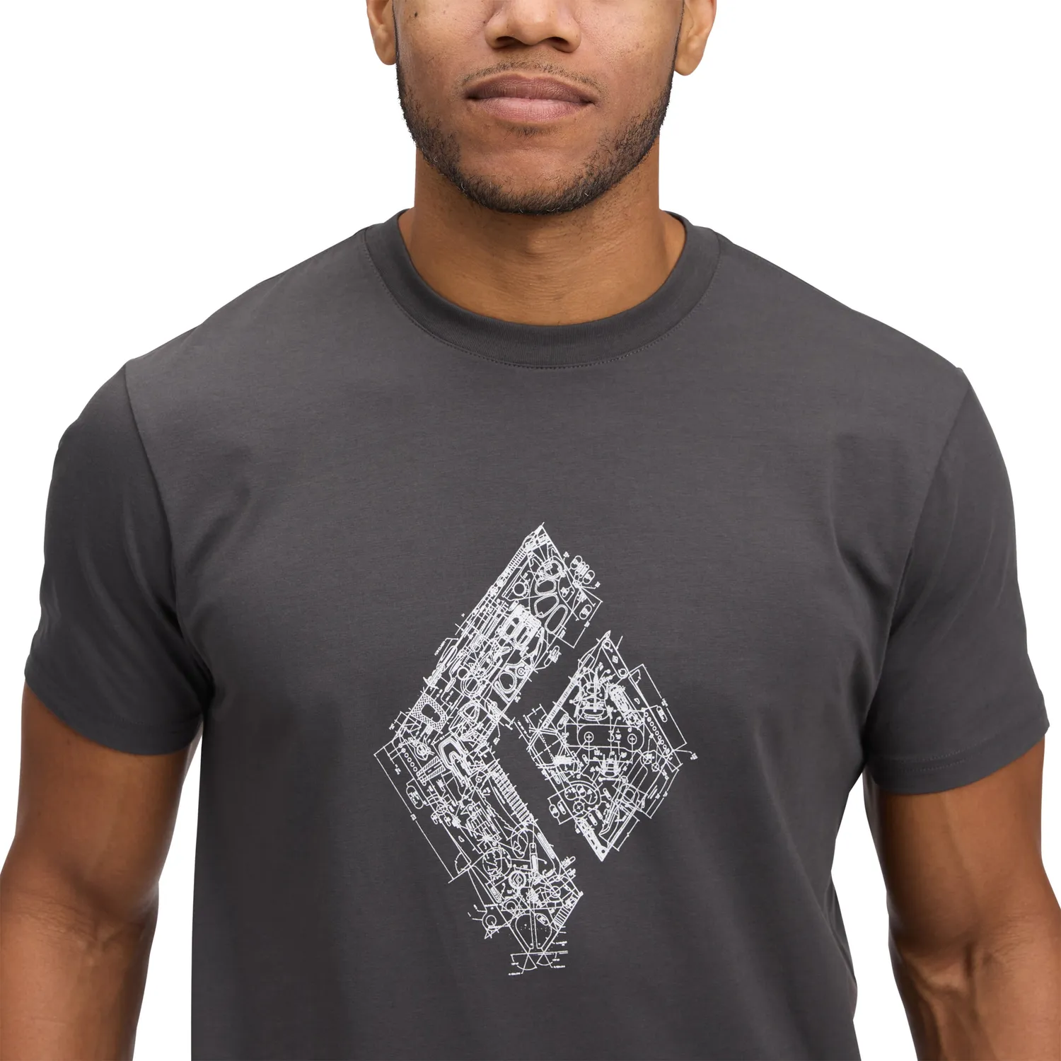 Black Diamond Engineered Diamond Tee t-shirt homme coton bio