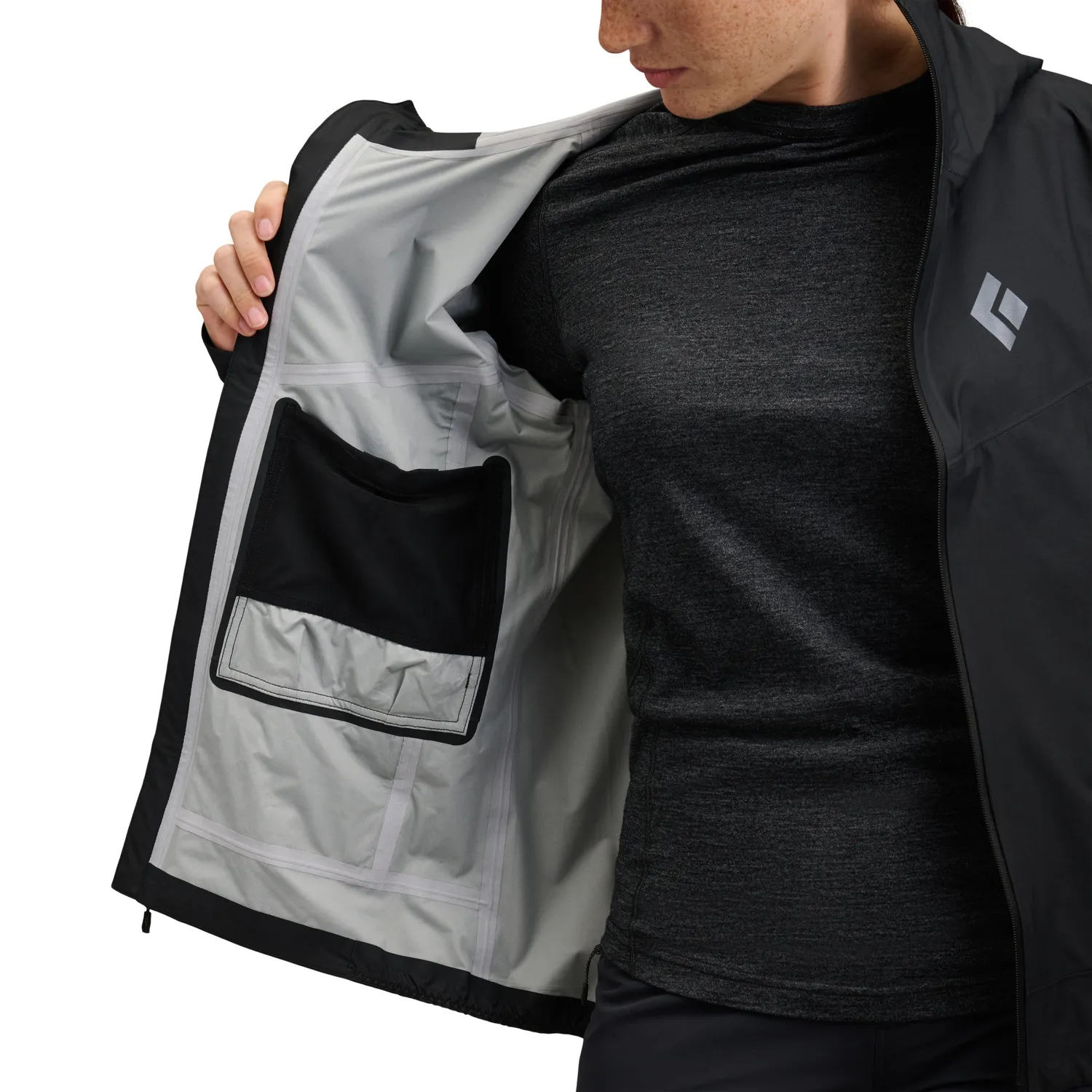 Black Diamond Deploy 3L veste shell femme