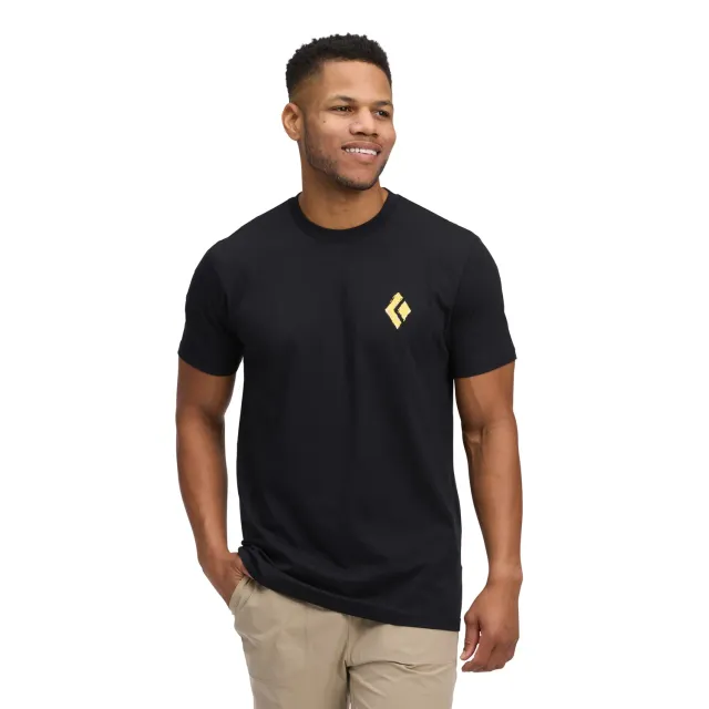 Black Diamond Men's Shredded Short Sleeve Tee t-shirt homme