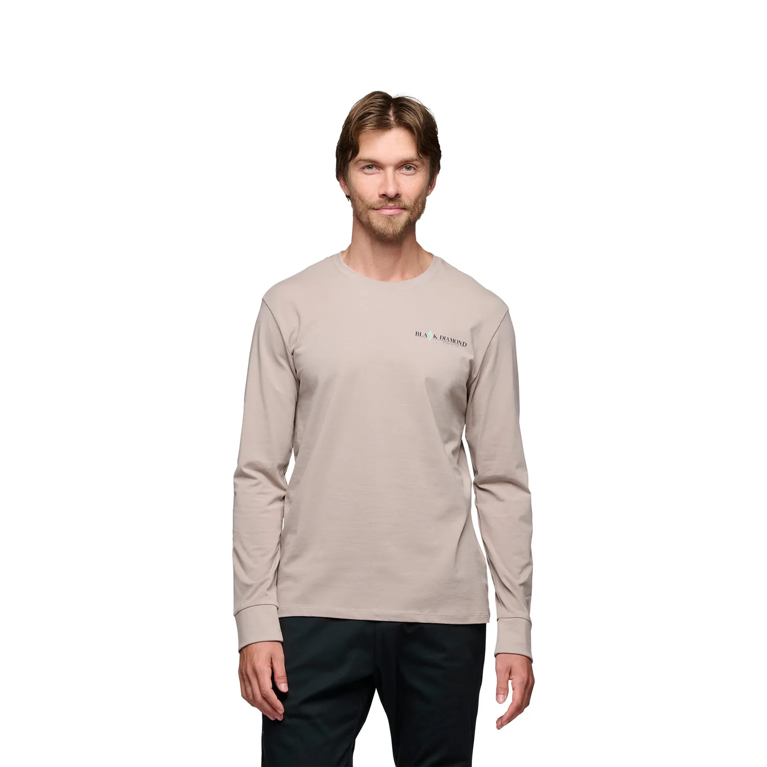 Black Diamond Men's Heritage Wordmark Long Sleeve Tee 2nds t-shirt manches longues