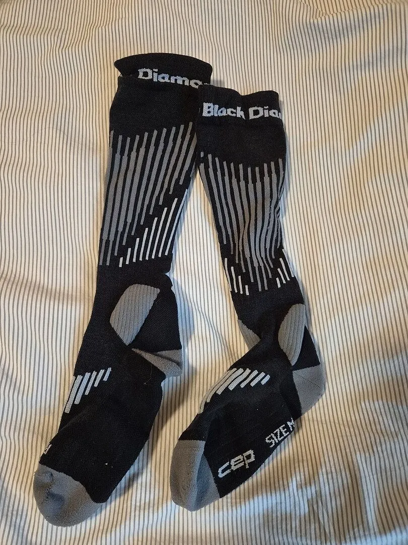 Black Diamond Touring Compression chaussettes ski laine mérinos