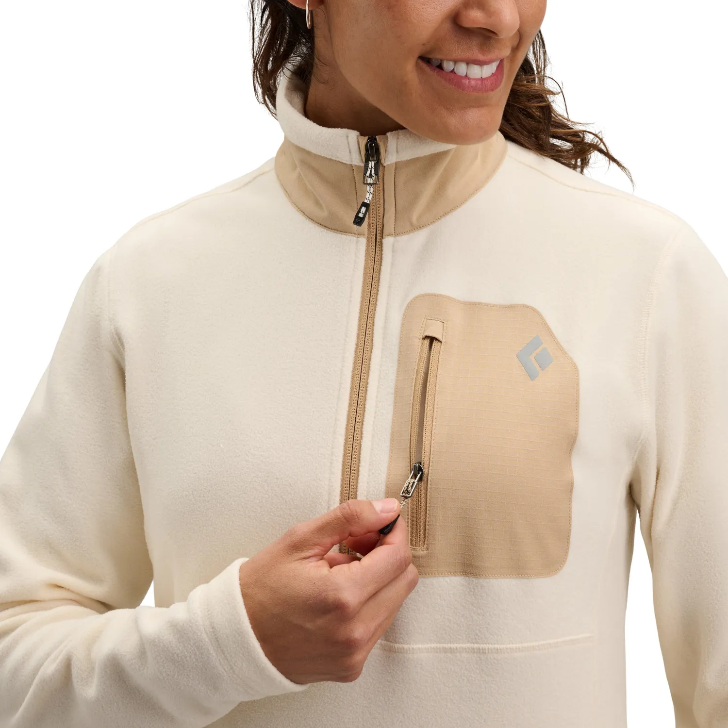 Black Diamond Rift Half-Zip polaire femme recyclée