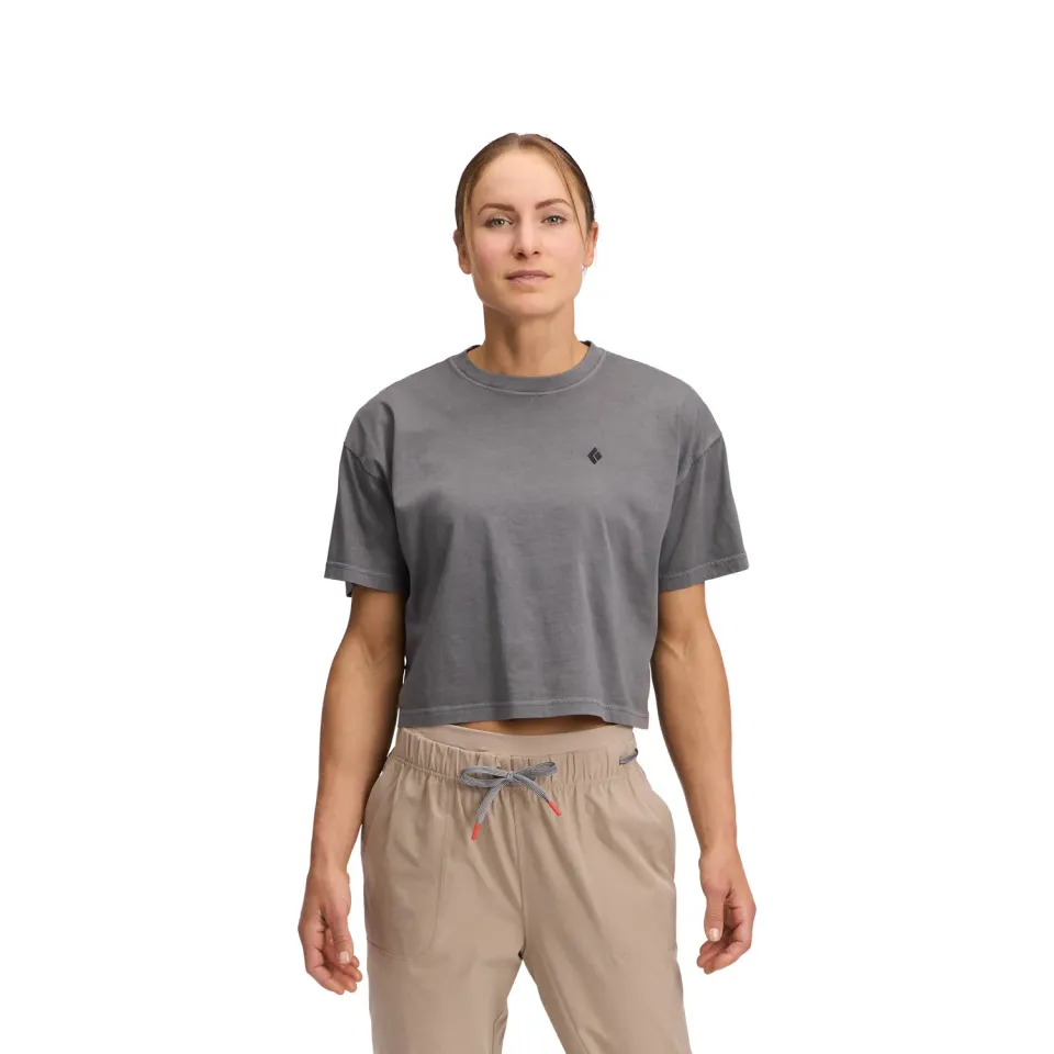 Black Diamond Diamond Crop t-shirt femme coton bio