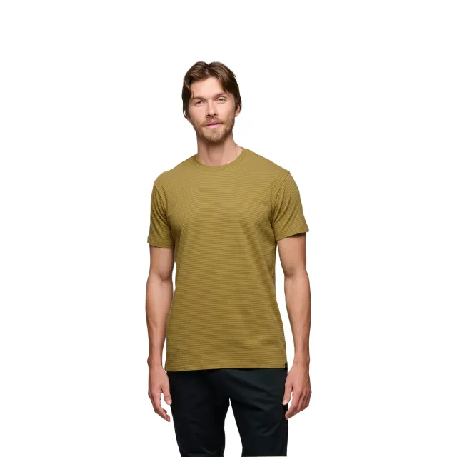 Black Diamond BD Stripe T-shirt homme coton bio stretch