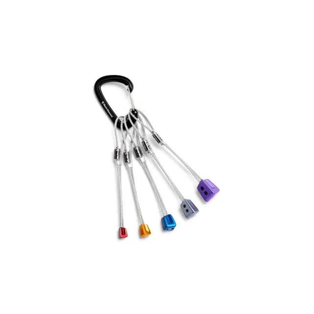 Black Diamond Offset Stopper Set #7-11 coinceurs câblés