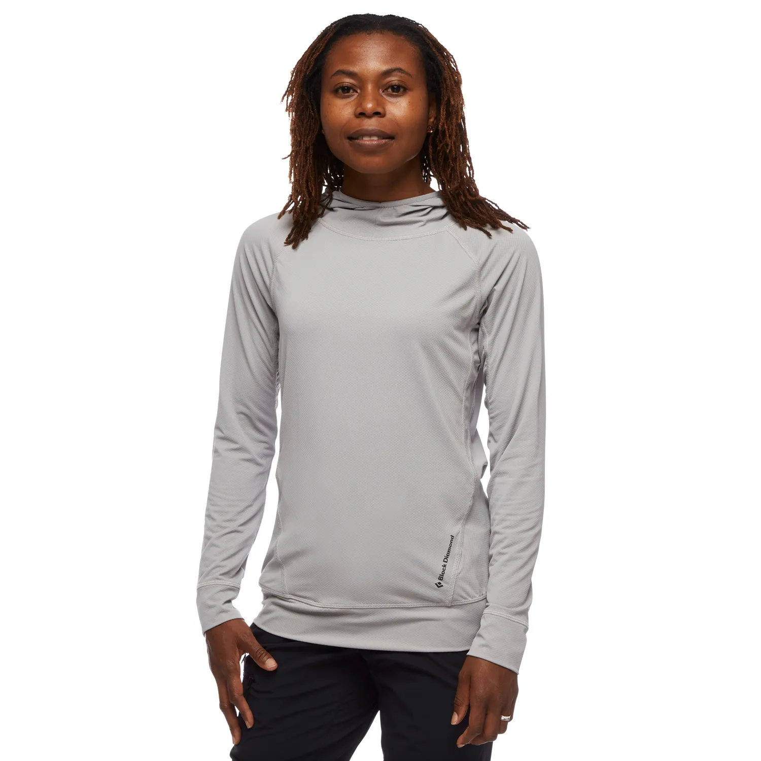 Black Diamond Alpenglow Hoody femme sweat anti-UV