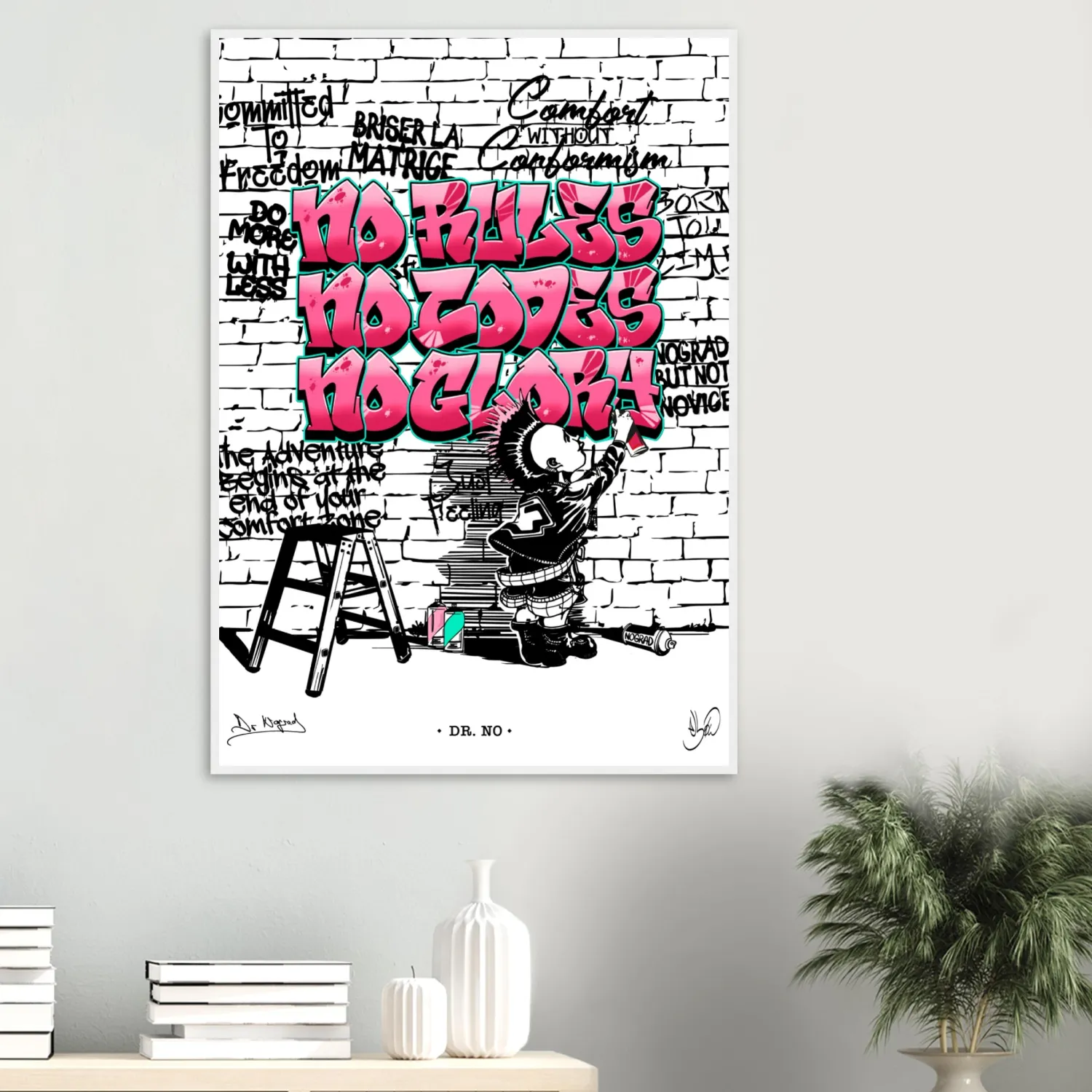 Nograd Dr No affiche encadrée