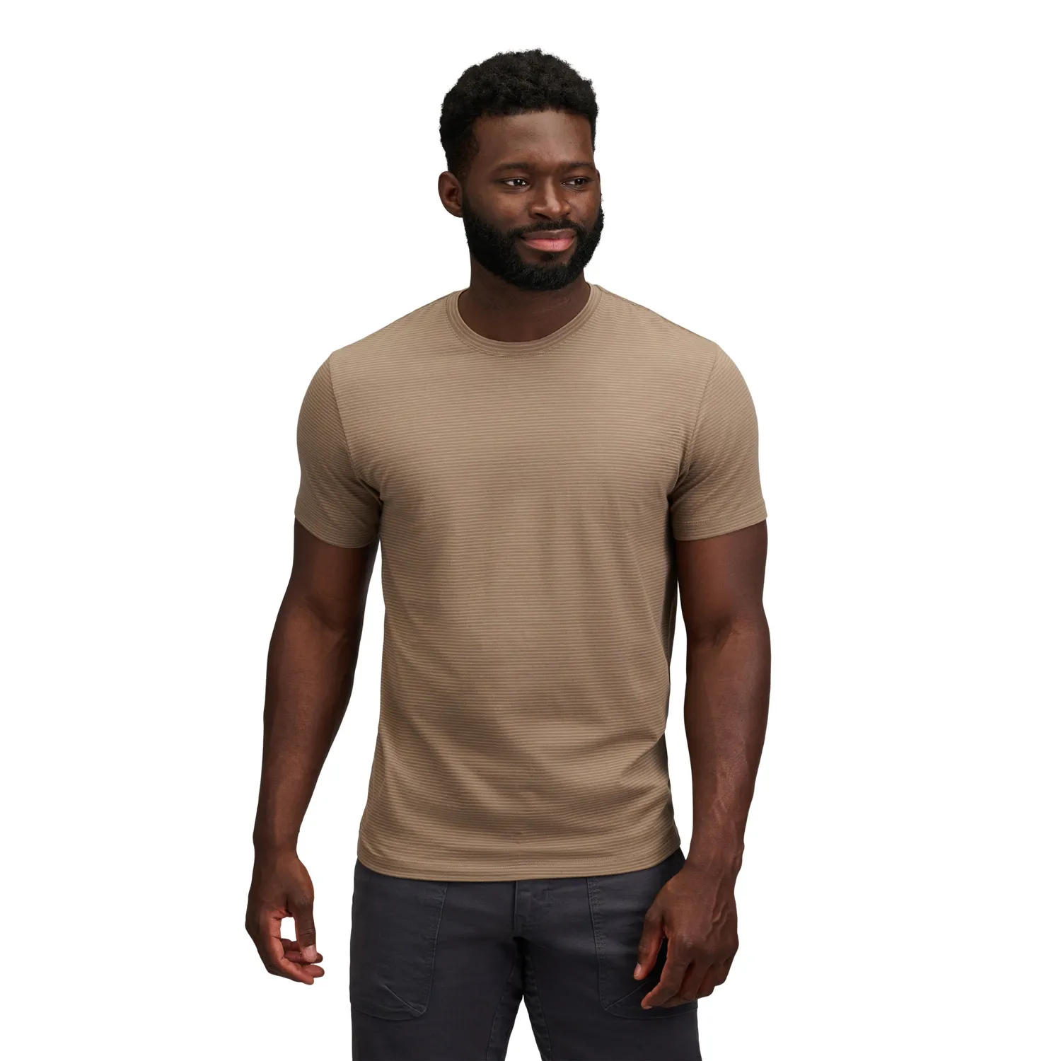 Black Diamond BD Stripe T-shirt homme coton bio stretch