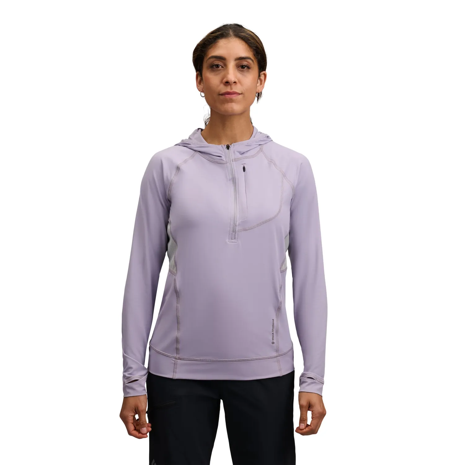 Black Diamond Alpenglow Pro Hoody sweat anti-UV femme