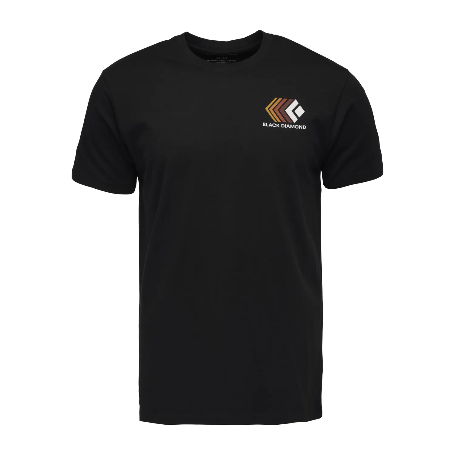 Black Diamond Faded t-shirt homme manches courtes coton bio