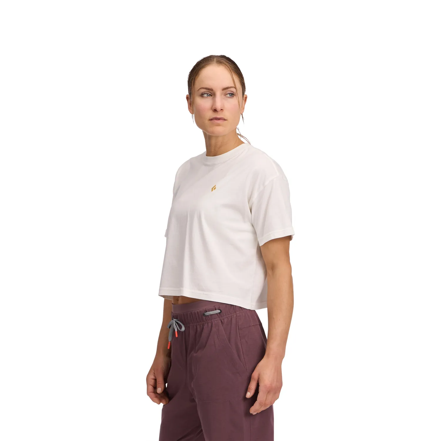 Black Diamond Diamond Crop t-shirt femme coton bio