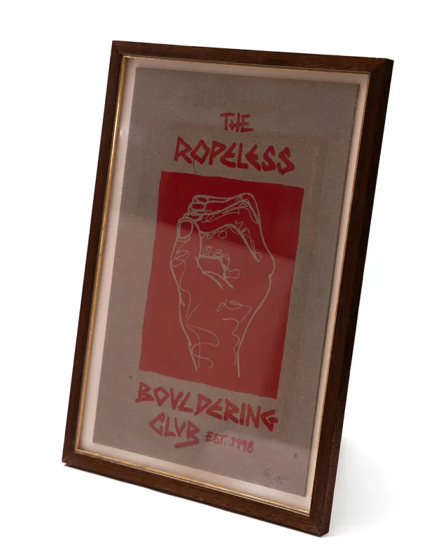 Ropeless Club Print No. 1 The Crimp affiche bois 9 ex