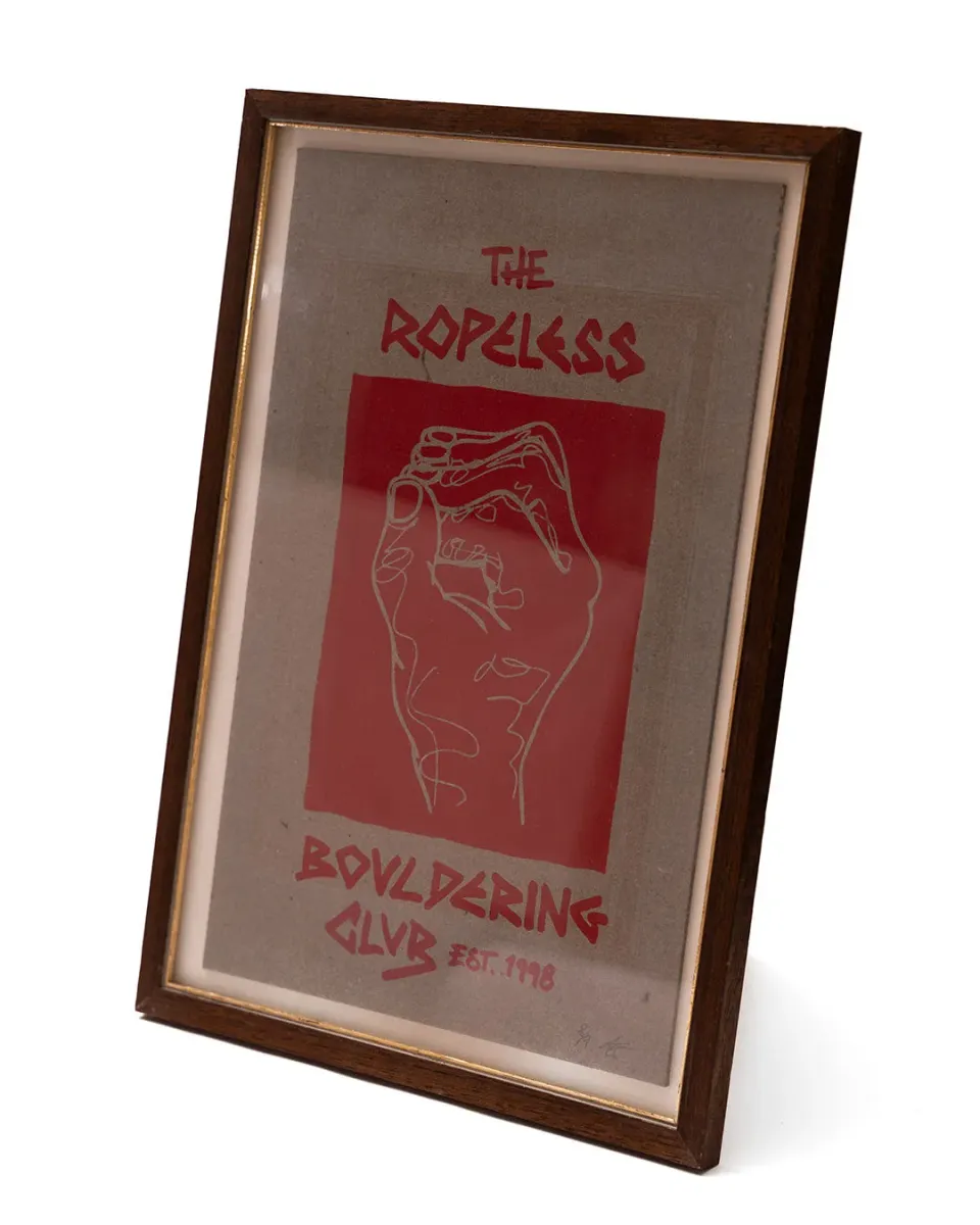 Ropeless Club Print No. 1 The Crimp affiche bois 9 ex