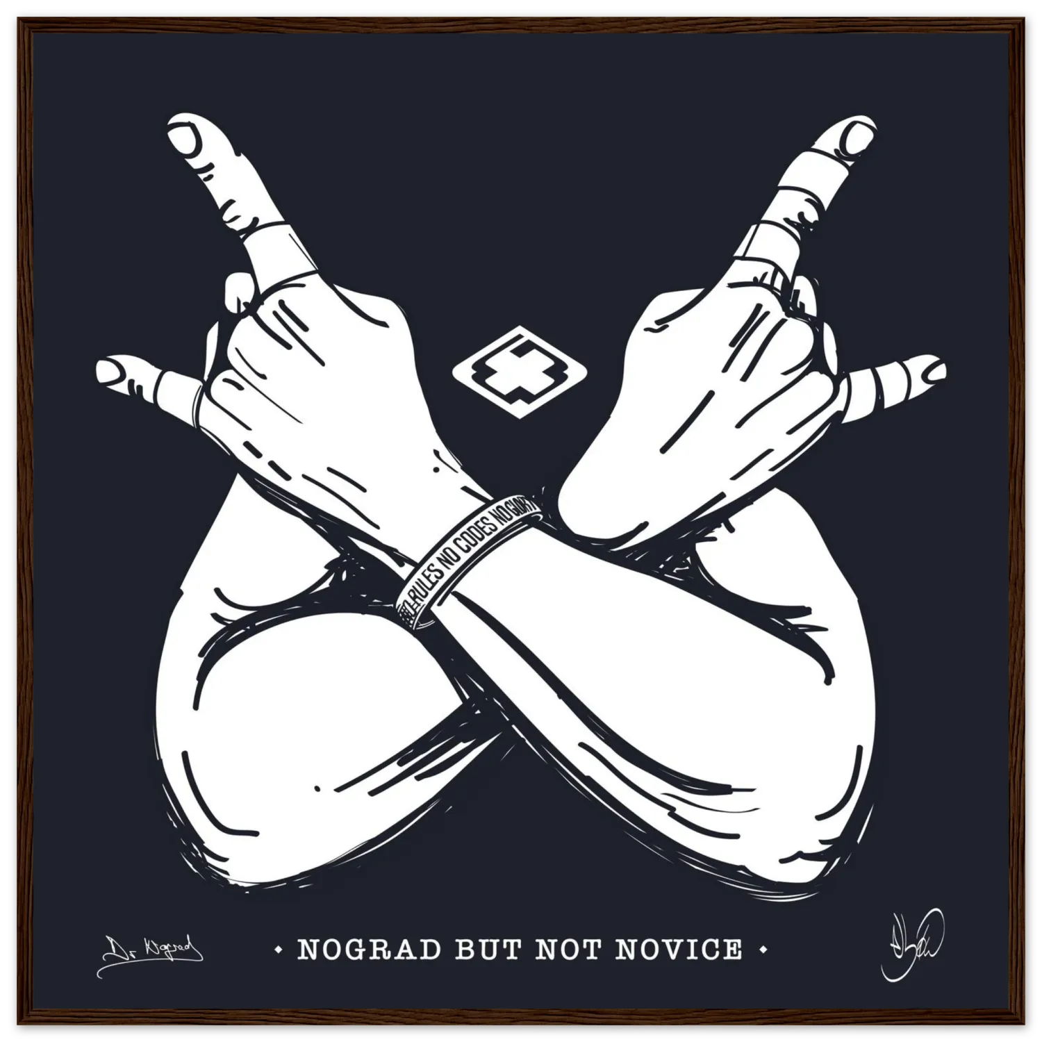 Nograd But Not Novice affiche encadrée