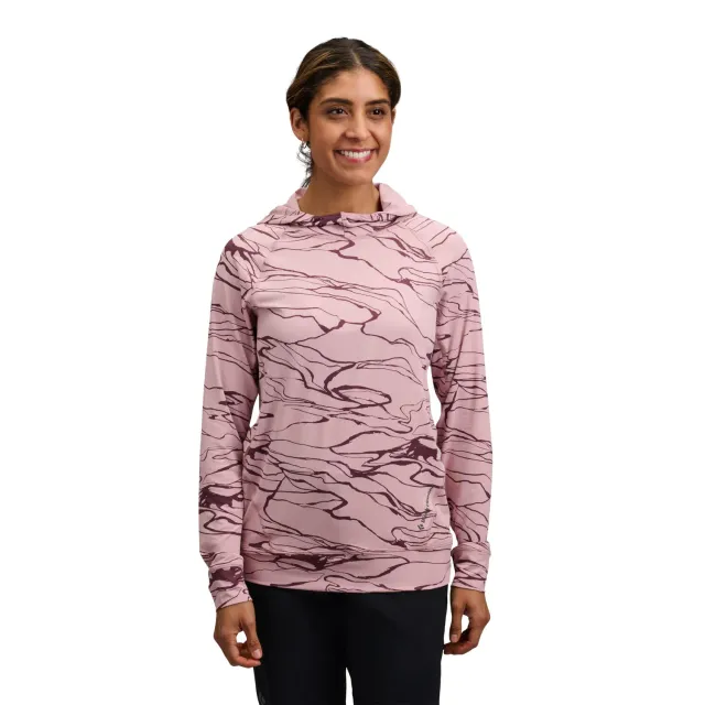 Black Diamond Alpenglow Hoody femme sweat anti-UV