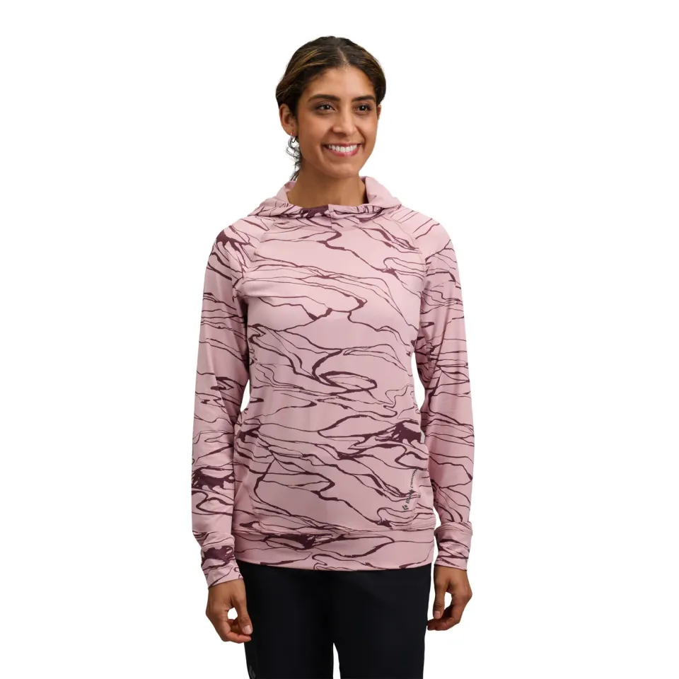 Black Diamond Alpenglow Hoody femme sweat anti-UV
