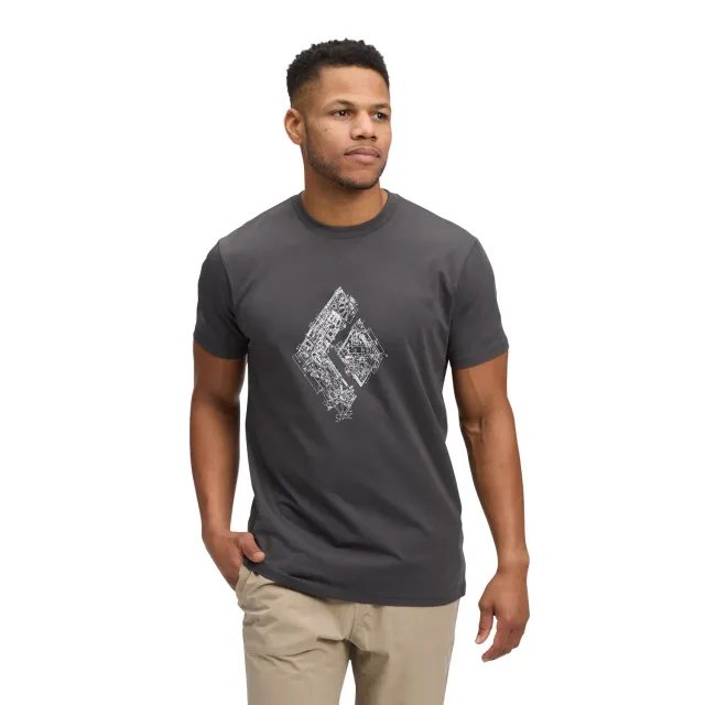 Black Diamond Engineered Diamond Tee t-shirt homme coton bio