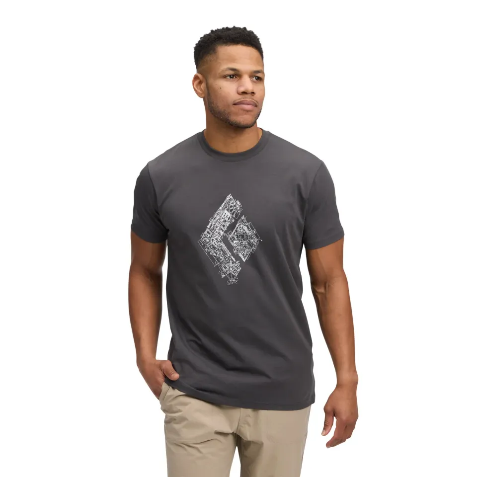 Black Diamond Engineered Diamond Tee t-shirt homme coton bio