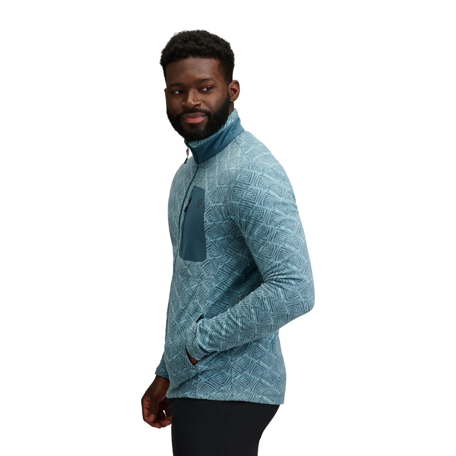Black Diamond Rift veste polaire homme zippée recyclée