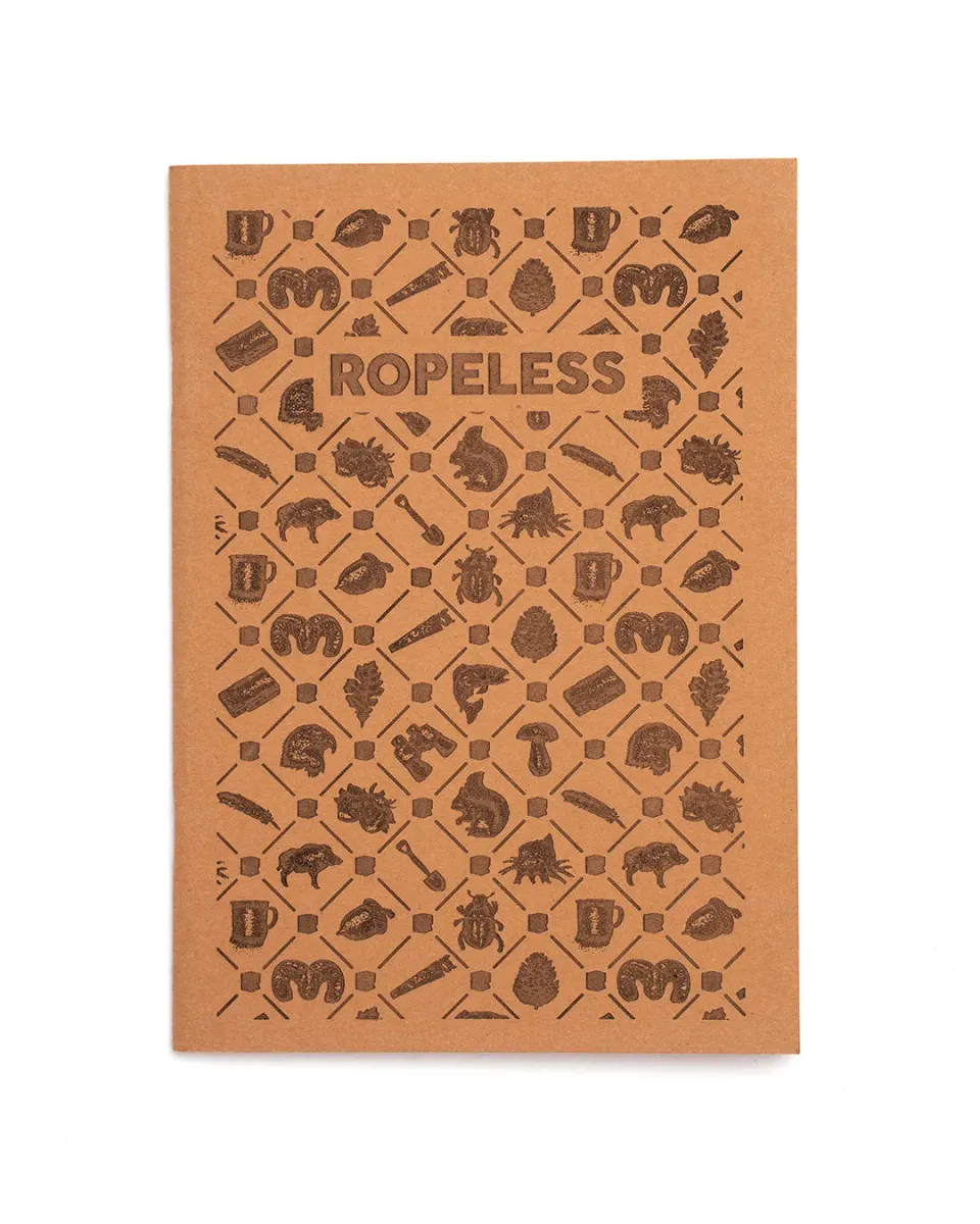 Ropeless Fieldnotes carnet kraft A5 pages blanches