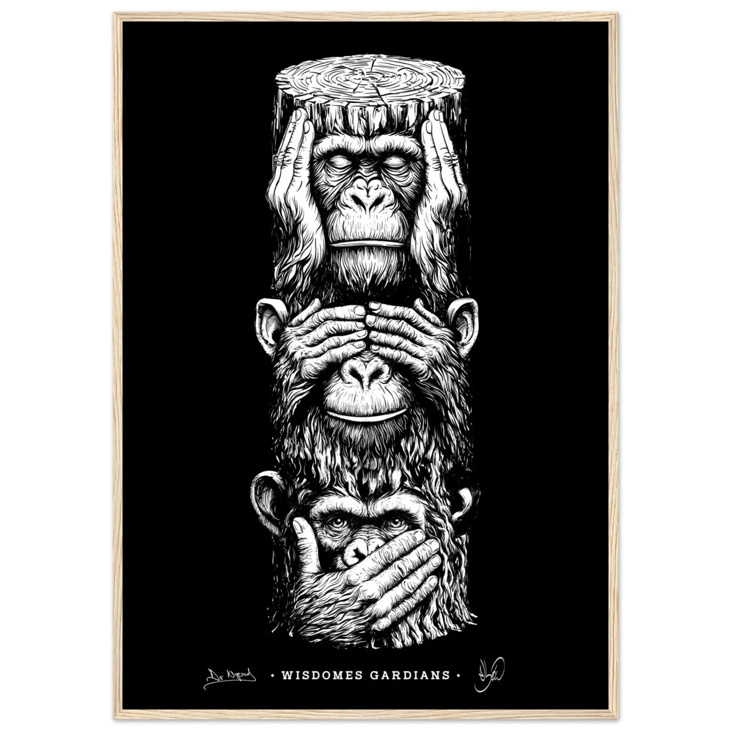 Nograd Wisdomes Gardians affiche encadrée