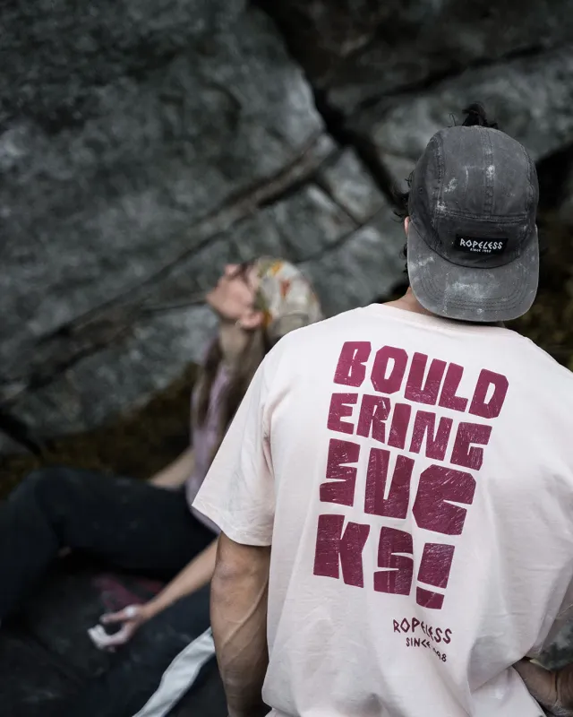 Ropeless Bouldering Sucks Tee t-shirt coton bio