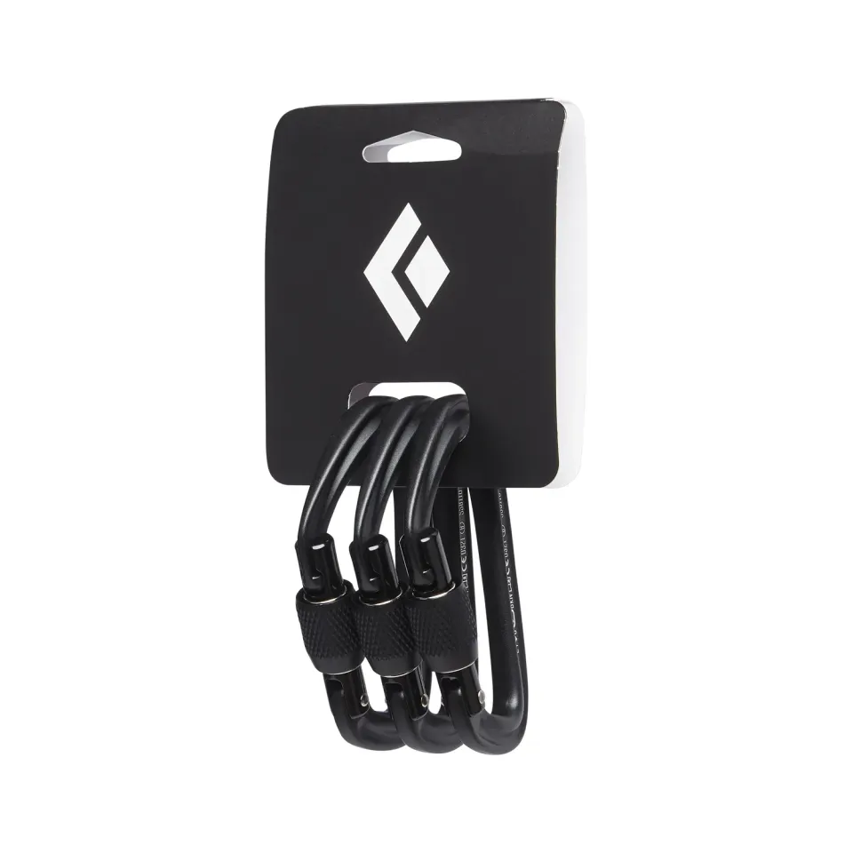 Black Diamond HotForge Screwgate mousqueton à vis lot de 3