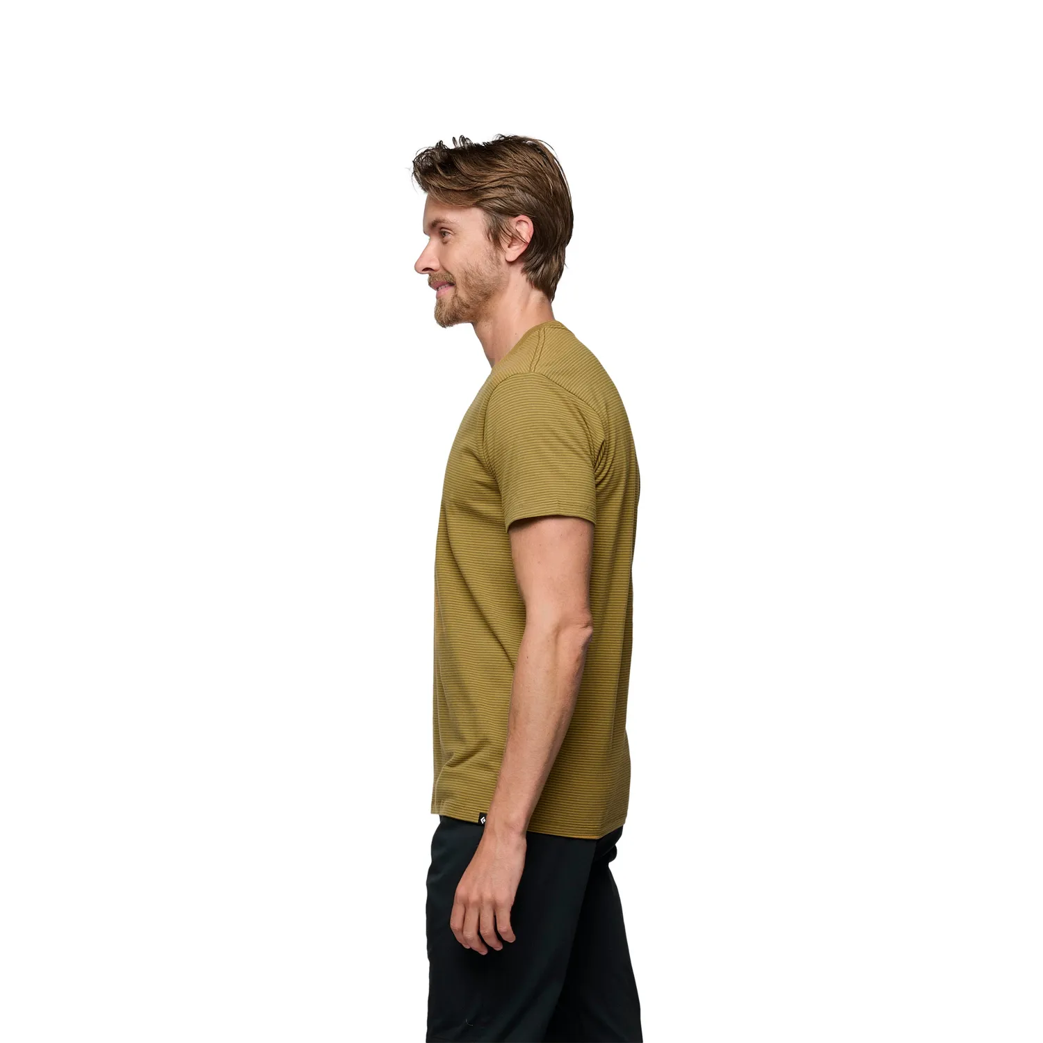 Black Diamond BD Stripe T-shirt homme coton bio stretch