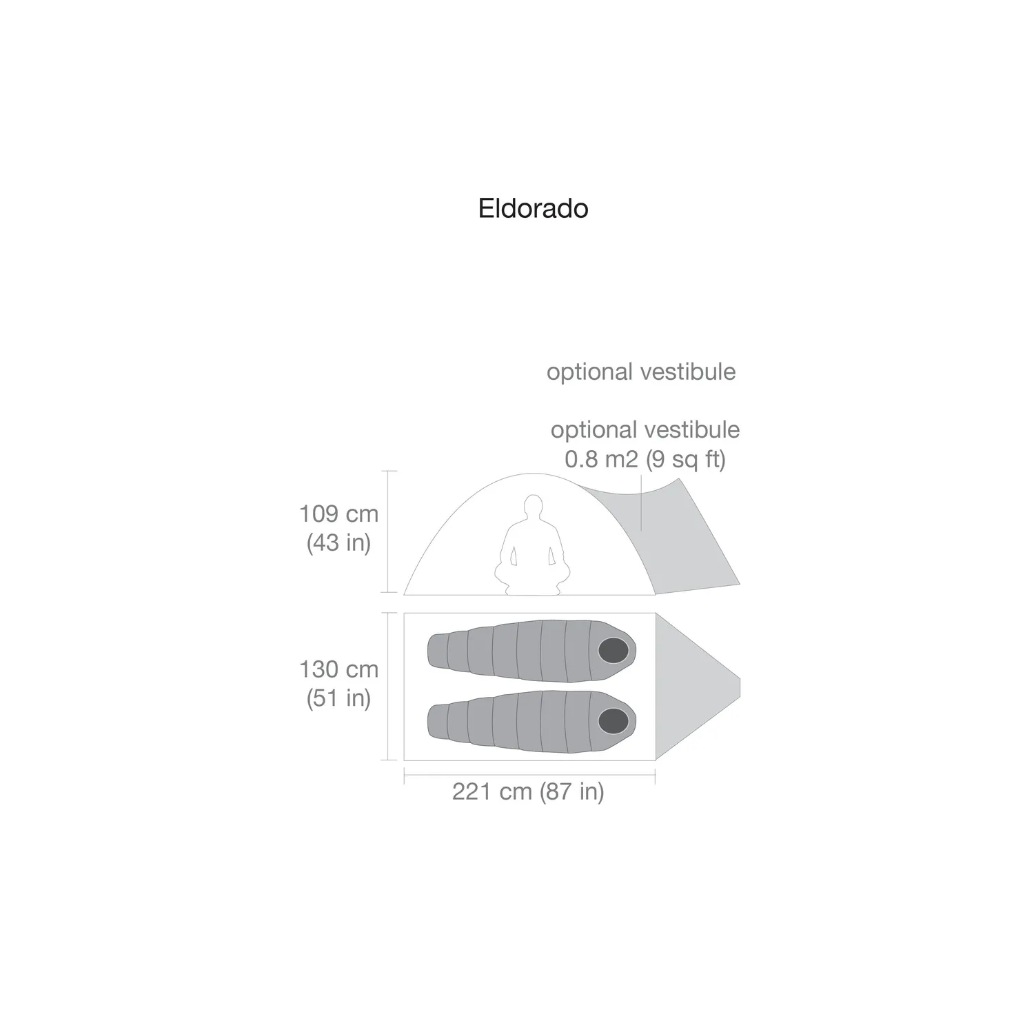Black Diamond Eldorado tente alpinisme compacte