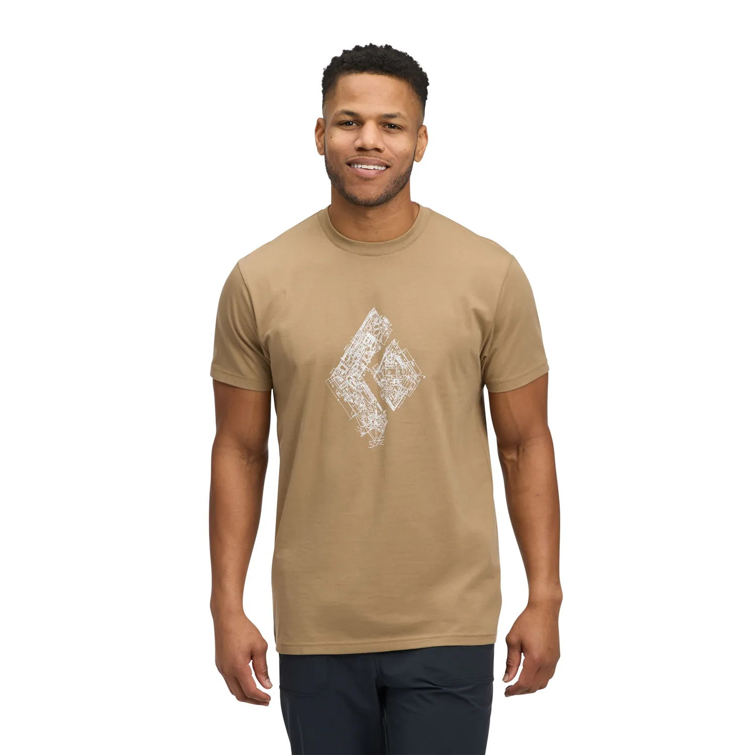 Black Diamond Engineered Diamond Tee t-shirt homme coton bio