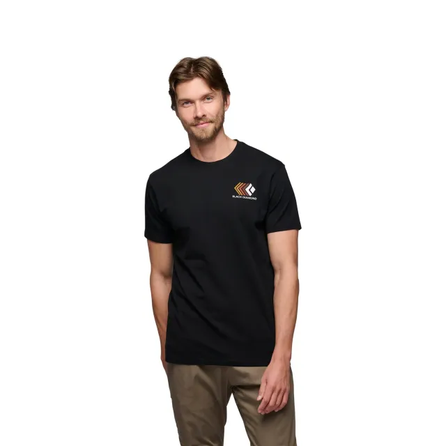 Black Diamond Faded t-shirt homme manche courte coton bio