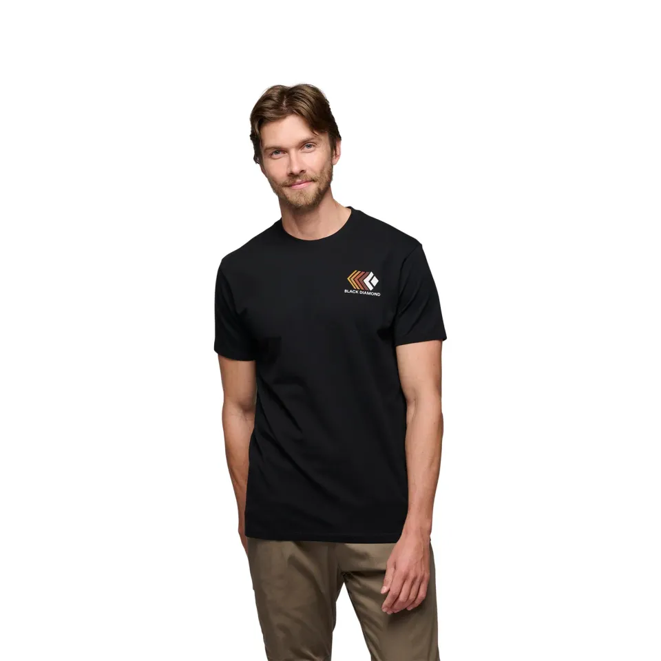Black Diamond Faded t-shirt homme manche courte coton bio