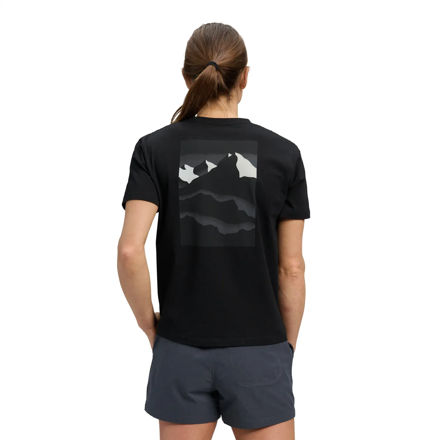 Black Diamond Mountainscape tee-shirt femme coton bio