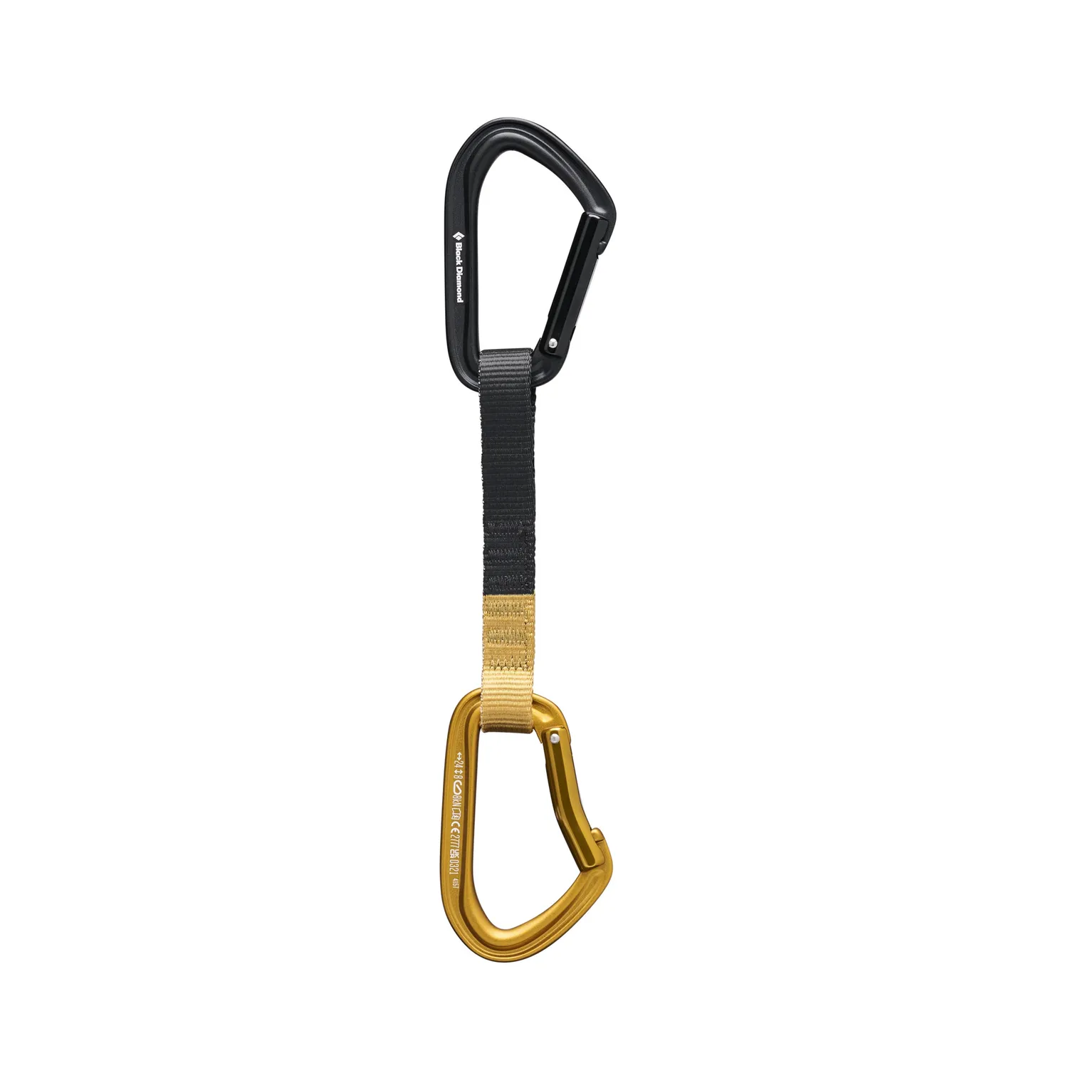 Black Diamond HotForge Quickdraw dégaine 16 cm Ambre keylock