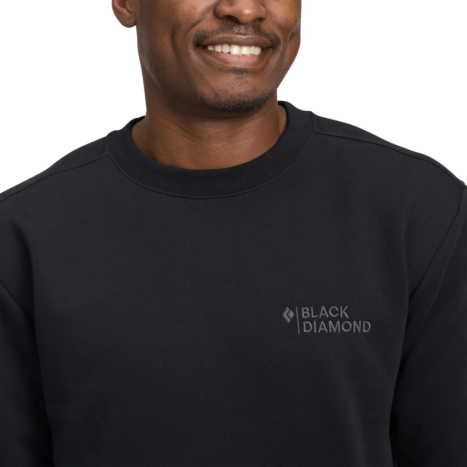 Black Diamond Mini Stacked sweat homme col rond