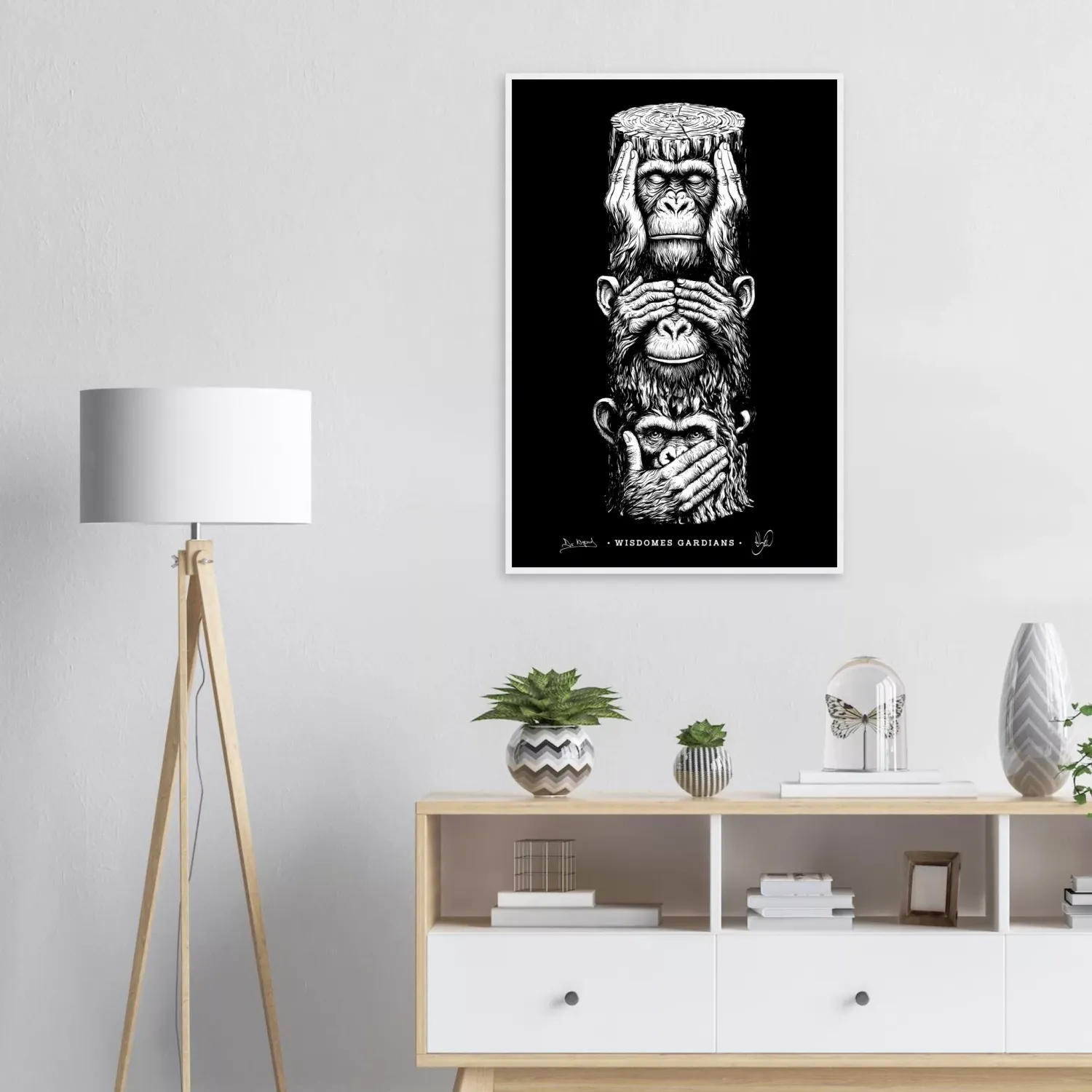 Nograd Wisdomes Gardians affiche encadrée