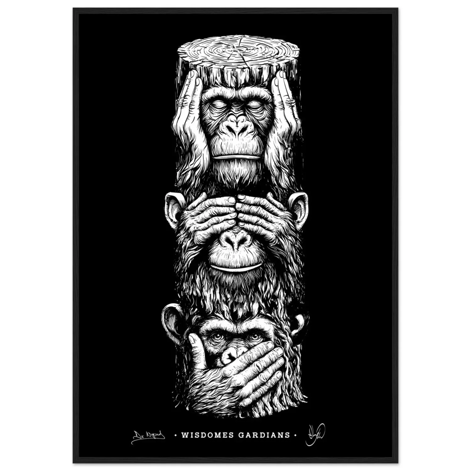 Nograd Wisdomes Gardians affiche encadrée