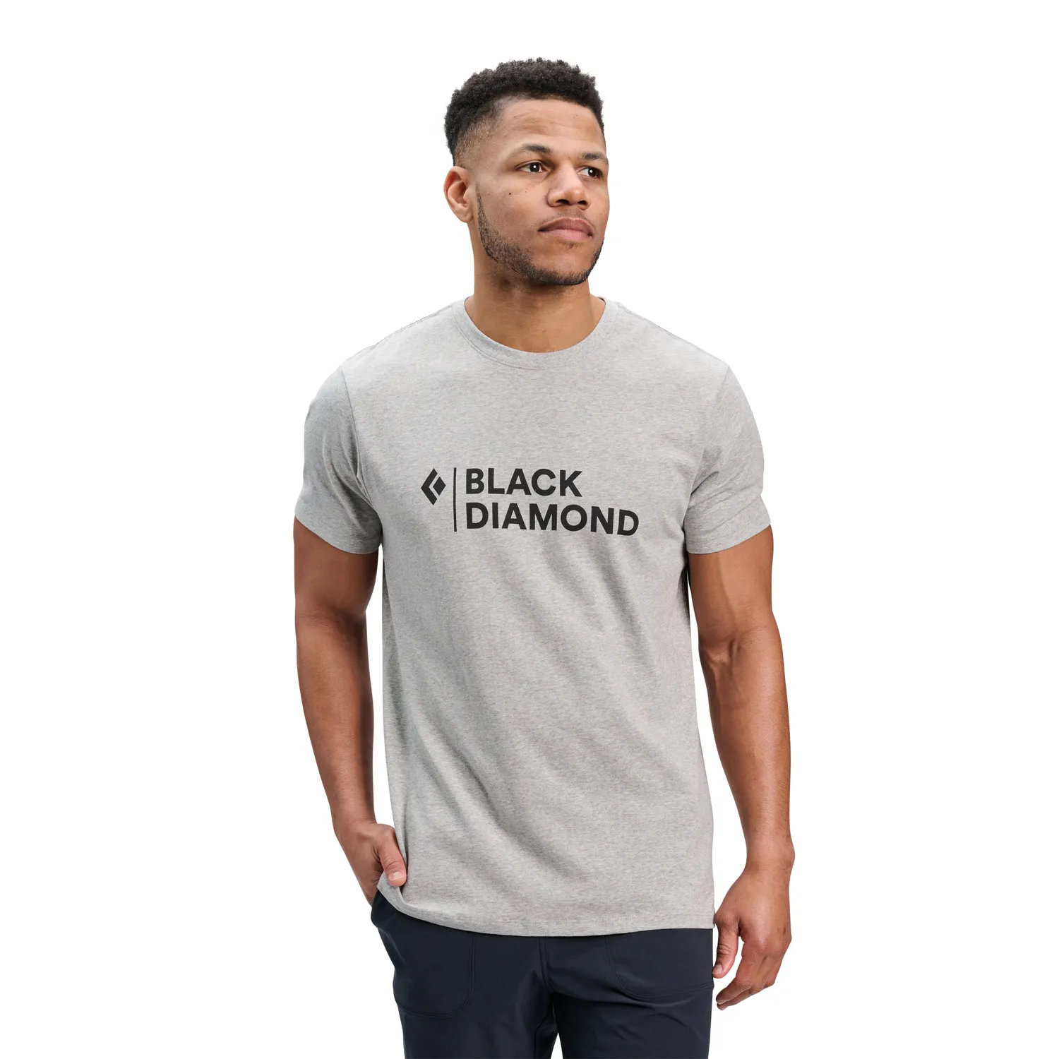 Black Diamond Men's Mini Stacked Short Sleeve Tee t-shirt homme