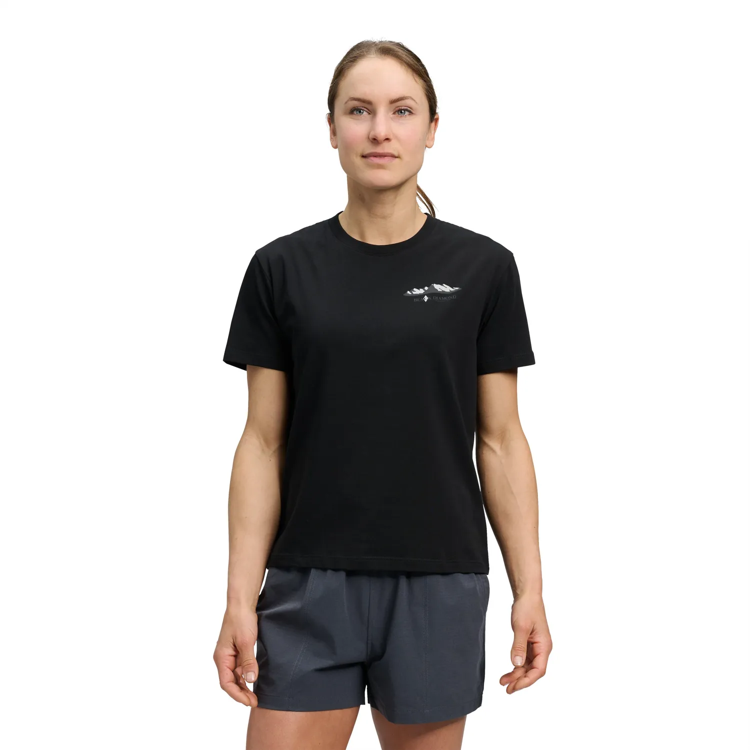 Black Diamond Mountainscape tee-shirt femme coton bio