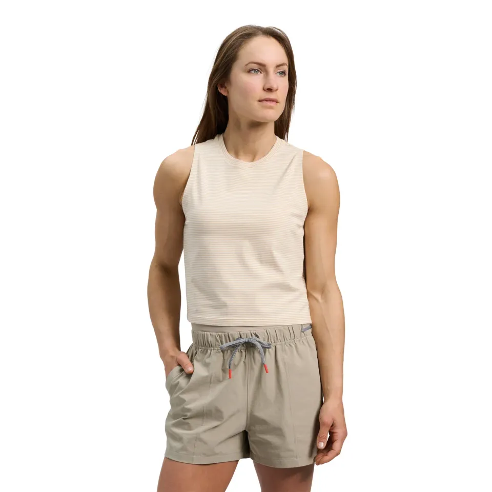 Black Diamond BD Stripe Tank débardeur femme coton bio