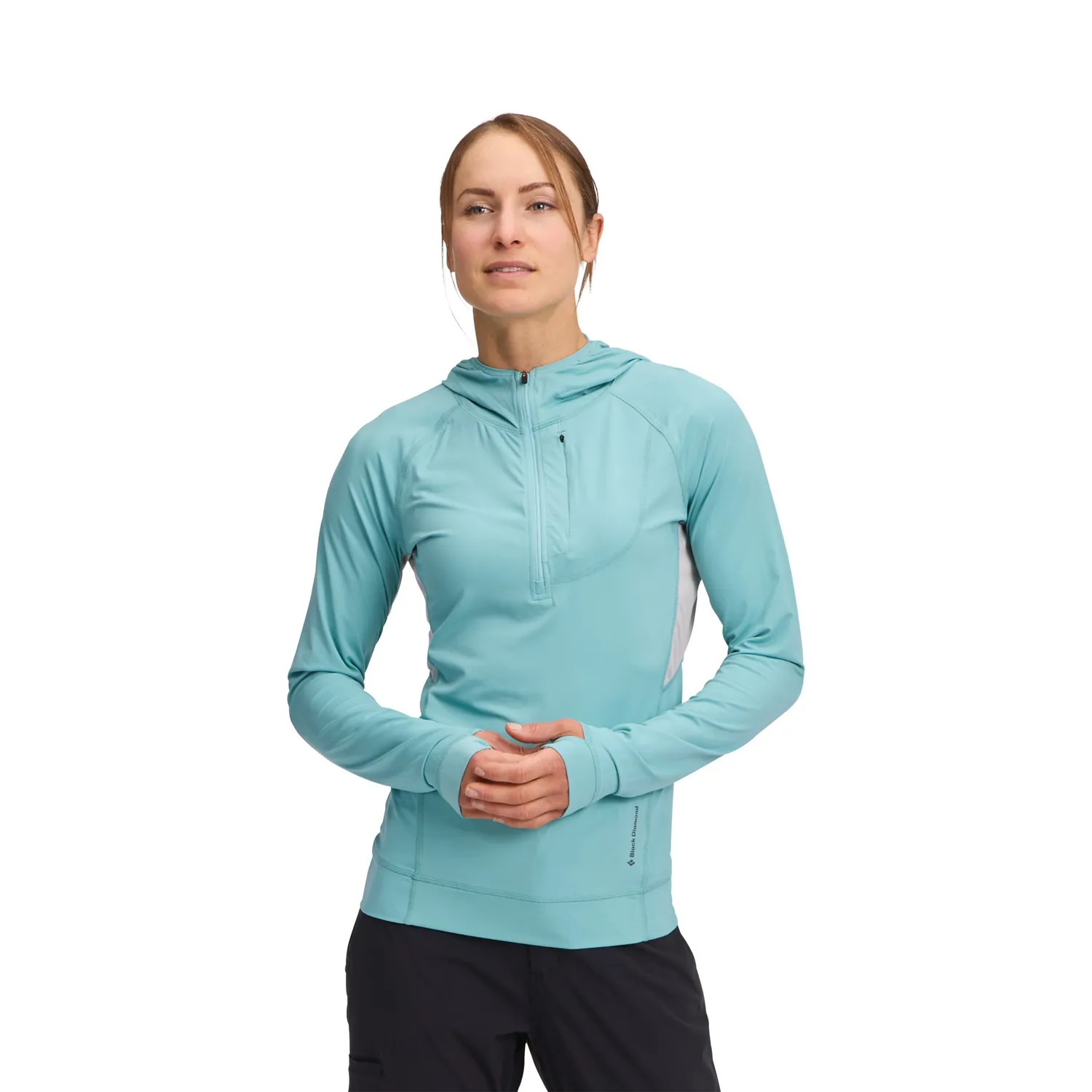 Black Diamond Alpenglow Pro Hoody sweat anti-UV femme